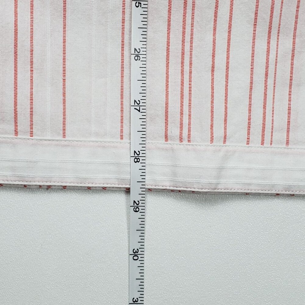 UNTUCKit Women Durfort Popover Tunic 100% Cotton White & Highlighter Pink Stripe - Picture 10 of 16